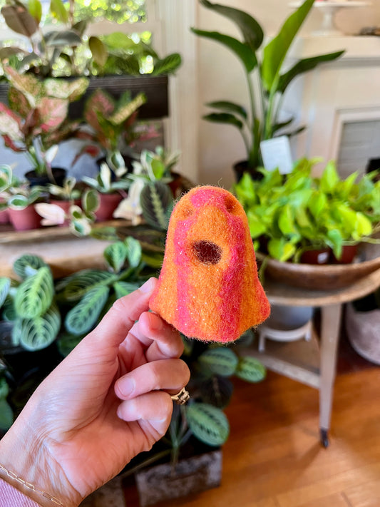 Small Orange & Pink Ghost