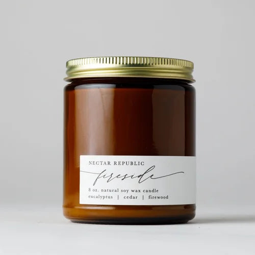 Fireside Candle in a jar