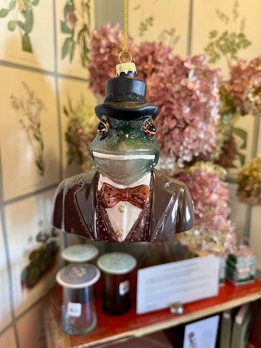Frog Gent Ornament