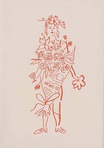 Miss Flora Mini Art Print
