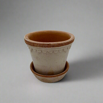 10cm Kobenhavner Terra Cotta Pot & Saucer