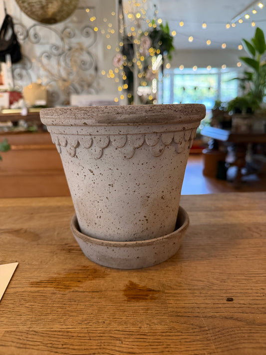 16cm Kobenhavner Bergs Pot & Saucer