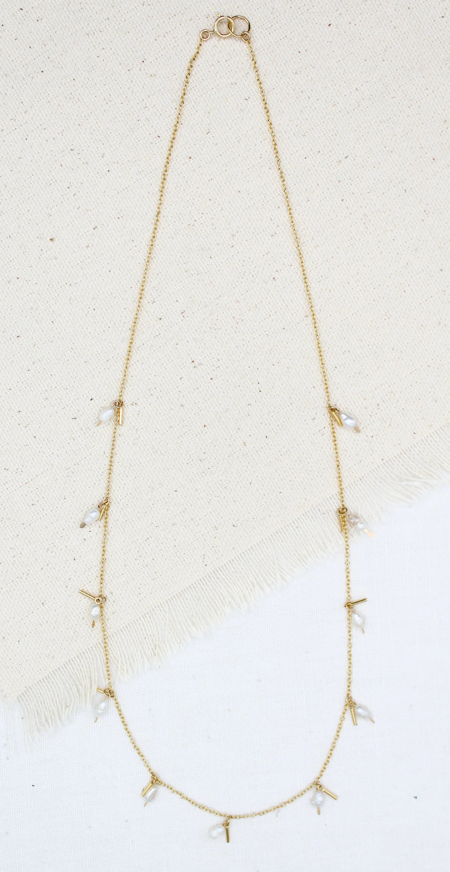 Pearl Fringe Necklace