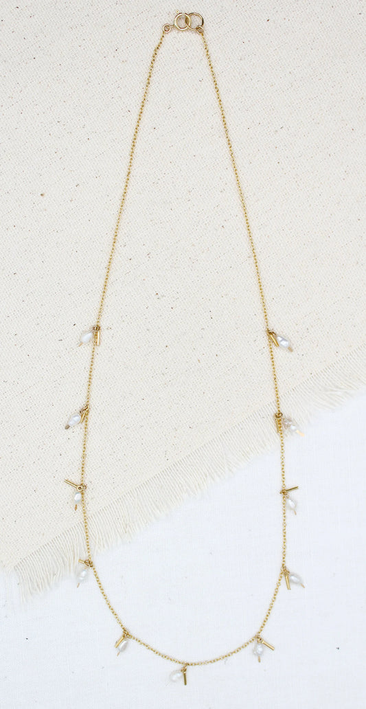 Pearl Fringe Necklace