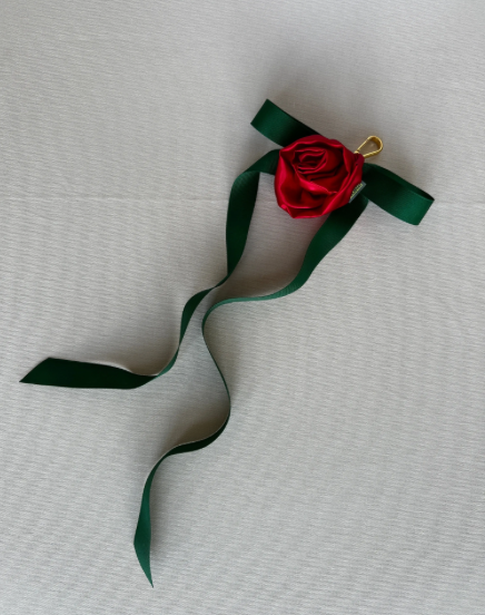 Rosie Bow Bag Charm
