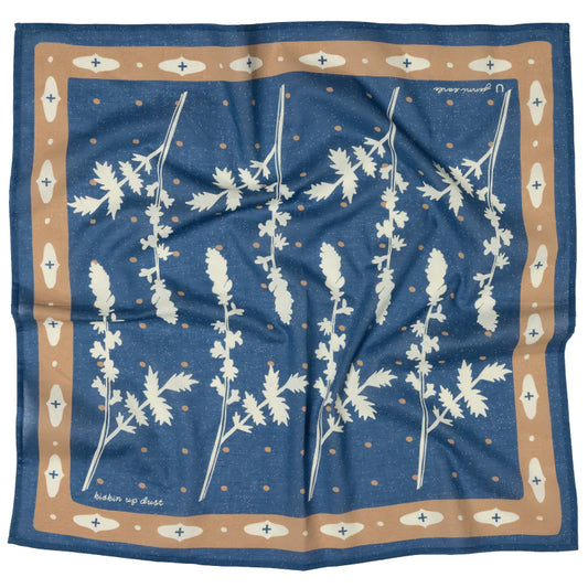 Luxury Cotton Voile Bandana - "Kickin' up dust"