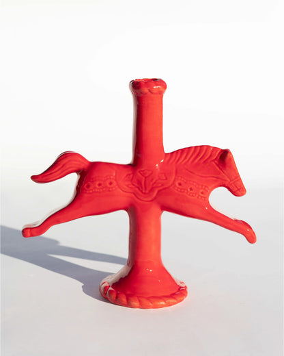 Dala Horse Candlestick Holder