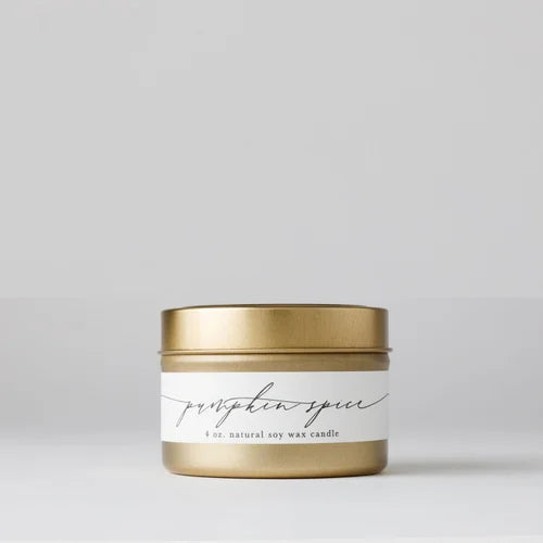 Pumpkin Spice Candle in a Tin