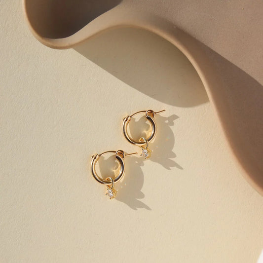 Quinn Hoops in 14k Gold Fill