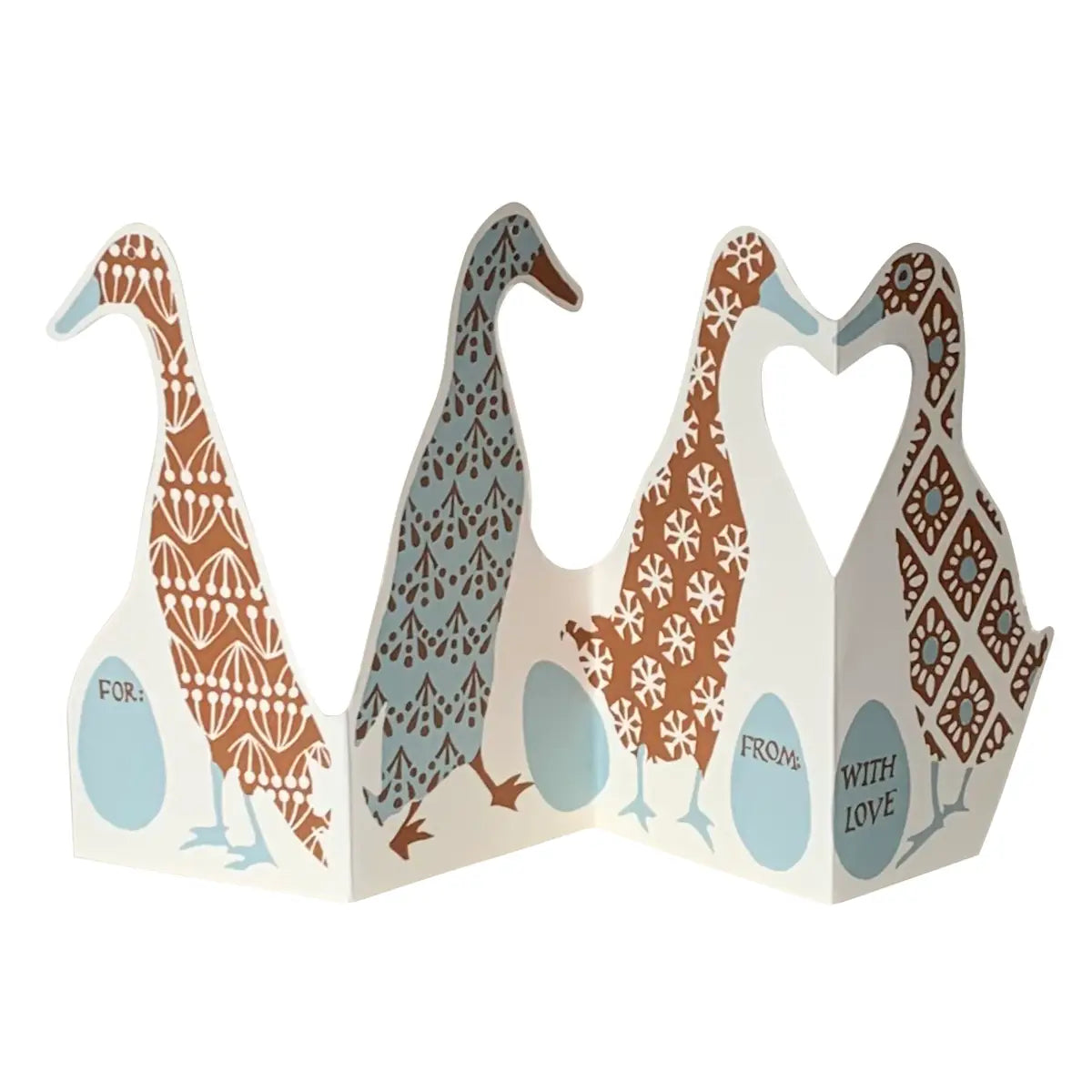 Concertina Ducks Card