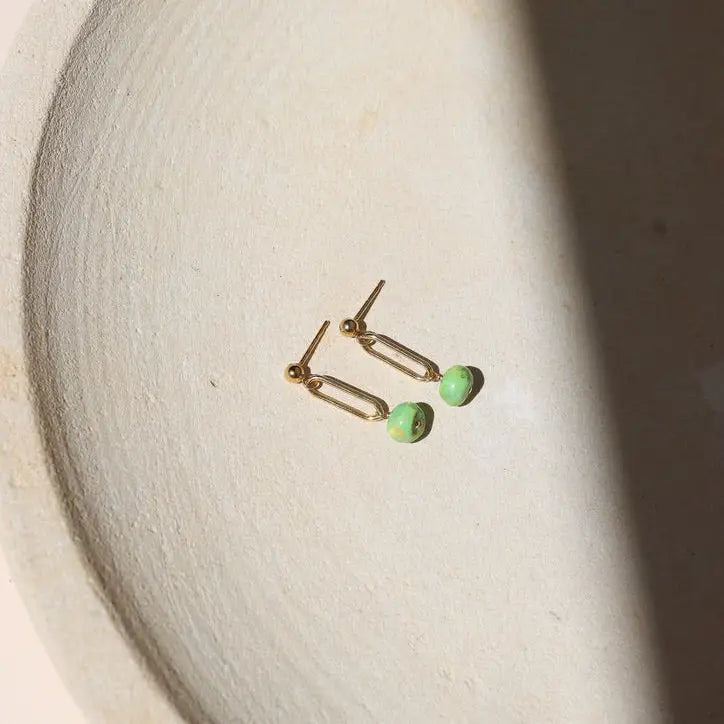 Fern drop earrings - 14k Gold Fill