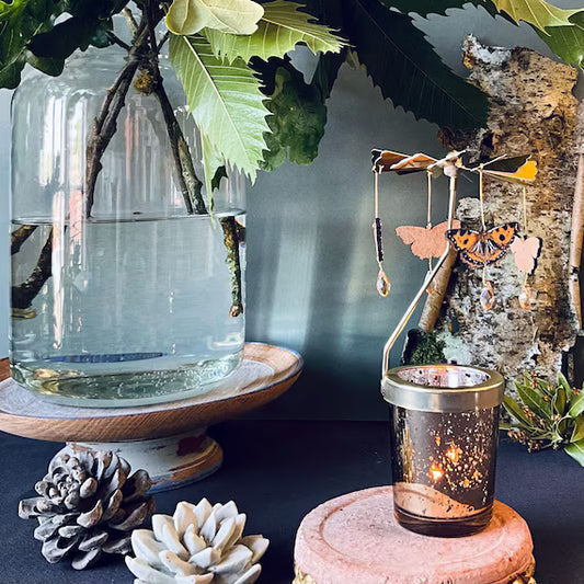 Candle Carousel - Tortiseshell Butterfly