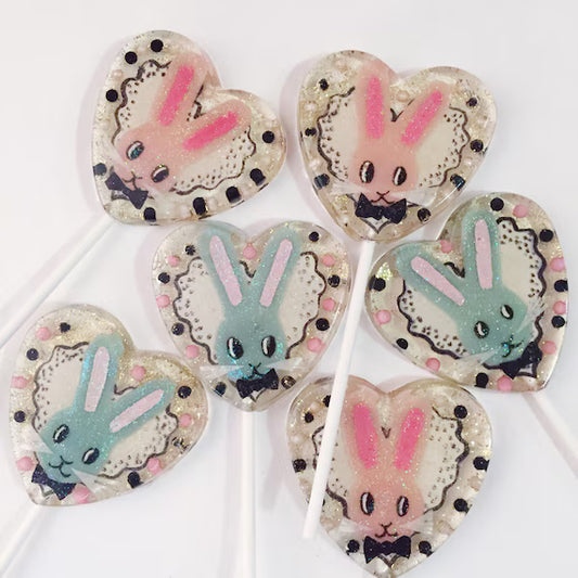 Bow Tie Bunny Lollipops