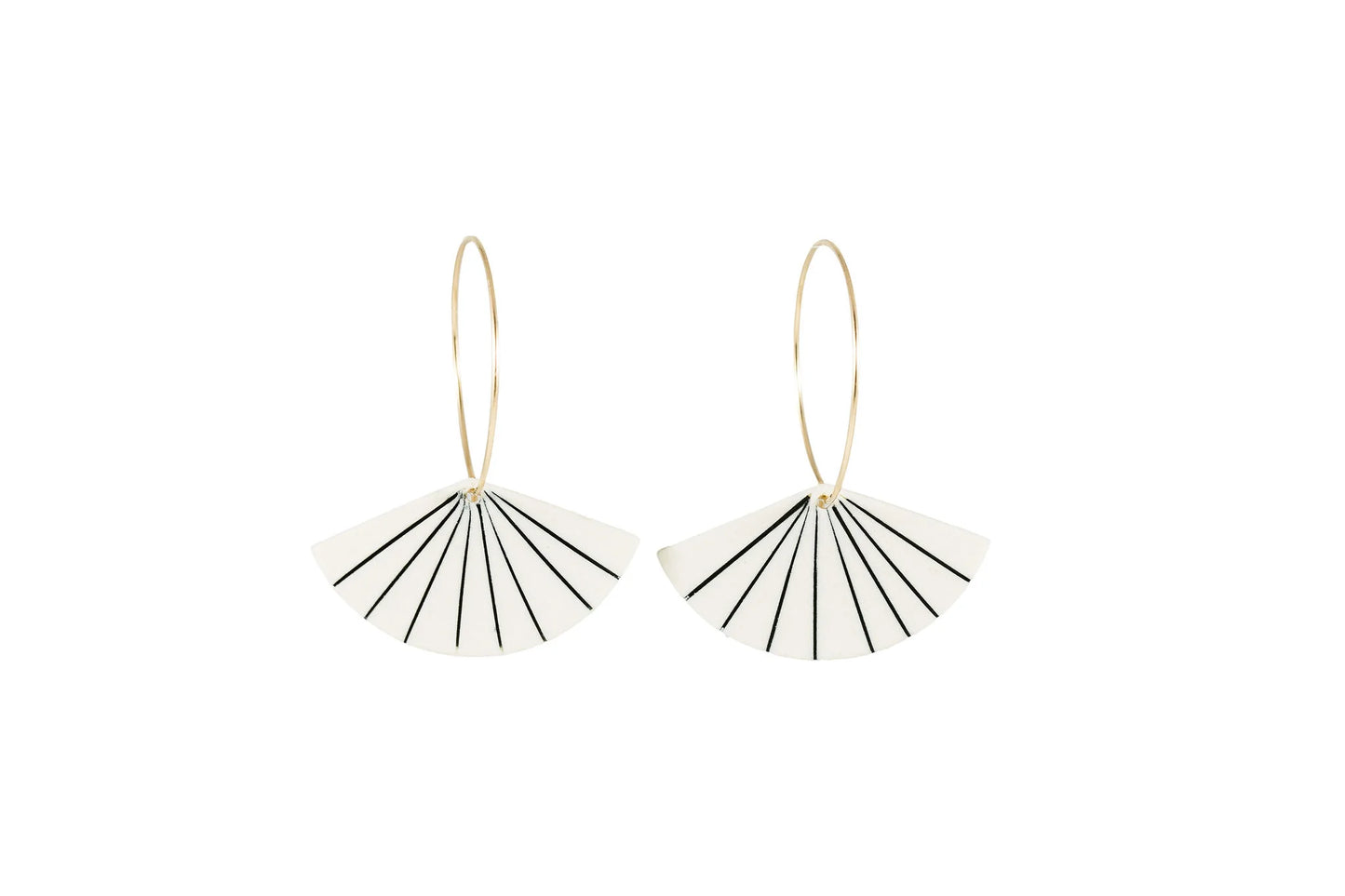 Pinstripe Fan Hoops