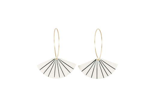 Pinstripe Fan Hoops