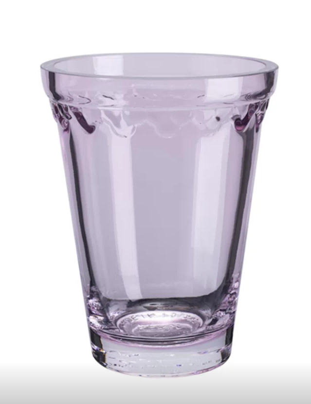 Kobenhavner Rose Quartz Glass Vase